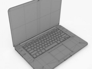 apple macbook pro retina 3D Модель