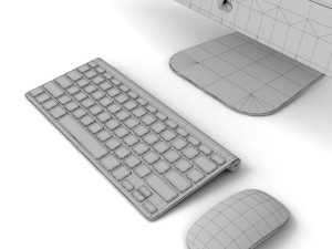 the new imac 3D 模型