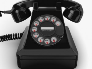 retro telephone 3D Model