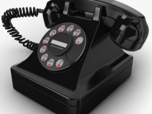 retro telephone 3D Model