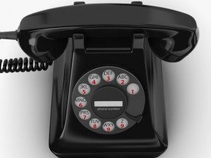 retro telephone 3D Model