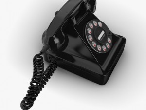 retro telephone 3D Model