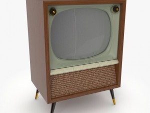 retro television 3D Model