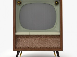 retro television 3D Model