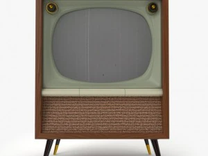 retro television 3D Model