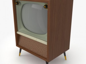 retro television 3D Model
