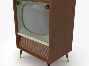 retro television 3D Model