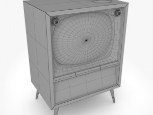 retro television 3D Model