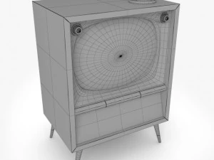 retro television 3D Model