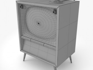 retro television 3D Model