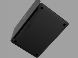 apple macbook pro retina lowpoly Modelo 3D