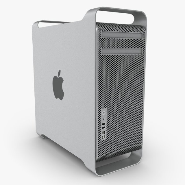 apple mac pro 12 core 2012 3D मॉडल .c4d .max .obj .3ds .fbx .stl .blend 