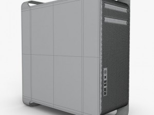 apple mac pro 12 core 2012 3D मॉडल