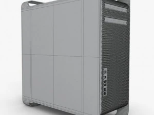 apple mac pro 12 core 2012 3D Model