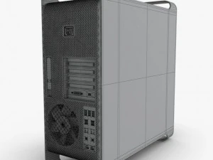 apple mac pro 12 core 2012 3D Model