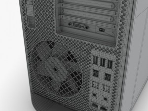 apple mac pro 12 core 2012 3D मॉडल