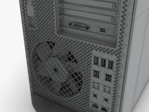 apple mac pro 12 core 2012 3D Model