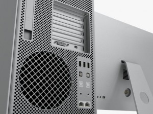 apple mac pro 2012 3D Модель