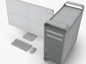 apple mac pro 2012 3D Model