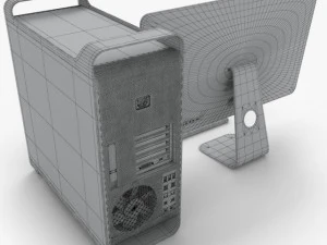 apple mac pro 2012 3D Model