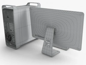 apple mac pro 2012 3D Model