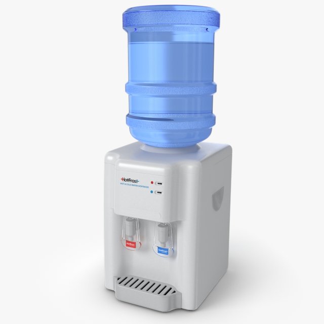 water cooler 1 3D Model .c4d .max .obj .3ds .fbx .stl .blend 