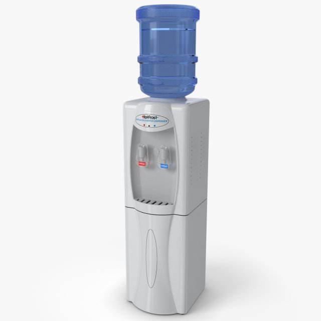water cooler 2 3D Model .c4d .max .obj .3ds .fbx .stl .blend 
