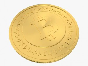 비트코인 3D 모델