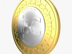 bitcoin 2 3D Model