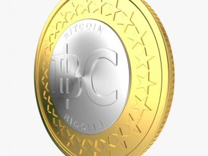 bitcoin 2 3D Model