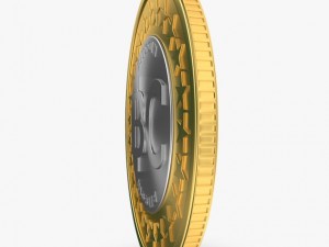 bitcoin 2 3D Model