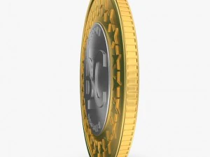 bitcoin 2 3D Model