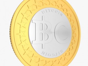 bitcoin 2 3D Model