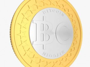 bitcoin 2 3D Model