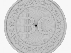 bitcoin 2 3D Model