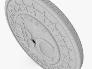 bitcoin 2 3D Model