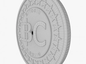 bitcoin 2 3D Model