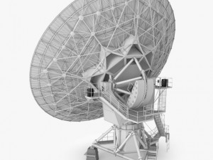 vla radio telescope 3Dモデル