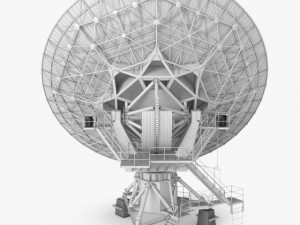 vla radio telescope 3Dモデル