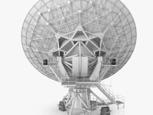 vla radio telescope 3D Model