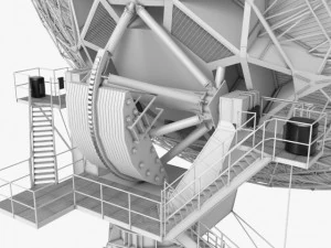 vla radio telescope 3D Model