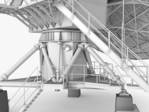 vla radio telescope 3Dモデル