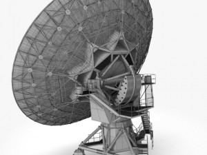 vla radio telescope 3Dモデル