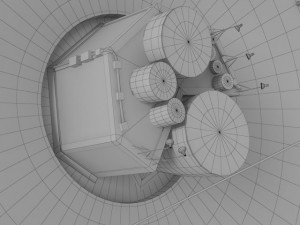 vla radio telescope 3Dモデル