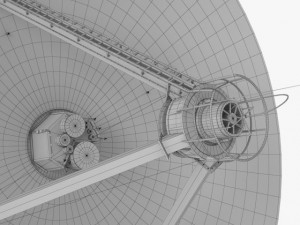 vla radio telescope 3Dモデル