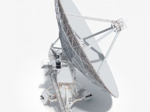 vla radio telescope textured 3D Модель