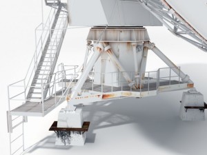 vla radio telescope textured 3D Модель