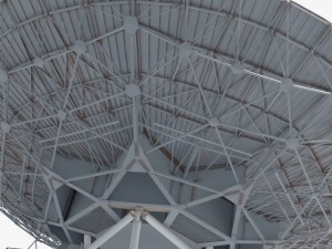 vla radio telescope textured 3D Модель