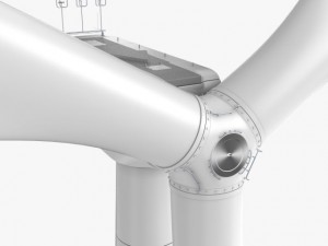 wind turbine nordex Model 3D