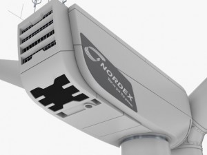 wind turbine nordex Model 3D